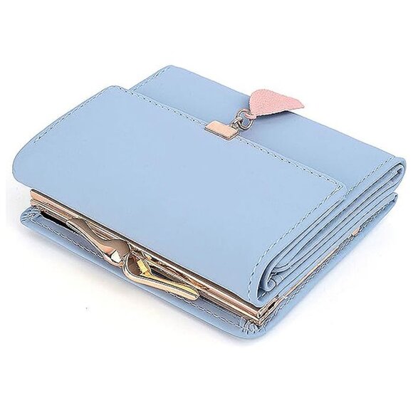 Wallet for Women 0544 Light Blue RFID - Picture 7 of 7